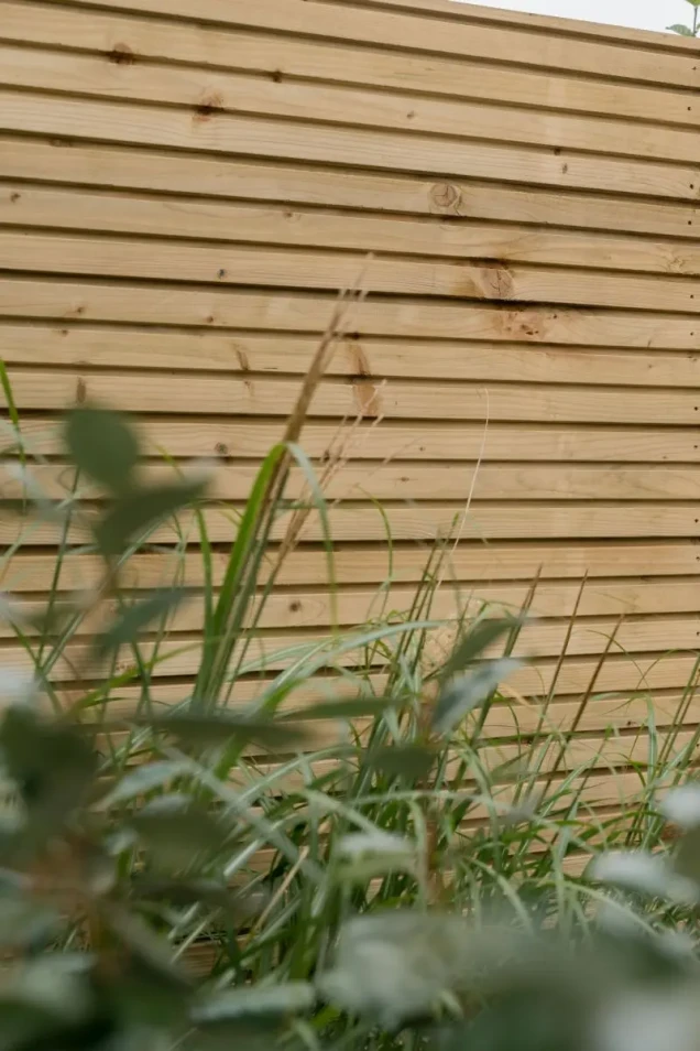 Vuren geschaafd triple profiel 2.2x14x500 cm groen geïmpregneerd