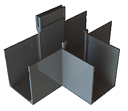 SlimLine T-stuk (zonder rooster)