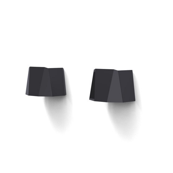 Wandlamp Facet Aluminium Zwart incl. LED-lamp A3W-FACET